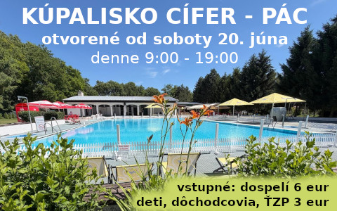 Kúpalisko Cífer - Pác