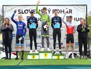 Matúš Nagy z Olympiku Trnava zažiaril medzi juniormi na cyklistických pretekoch