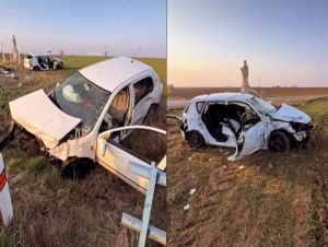 Nehoda neďaleko Žlkoviec: Dve osoby previezli do nemocnice