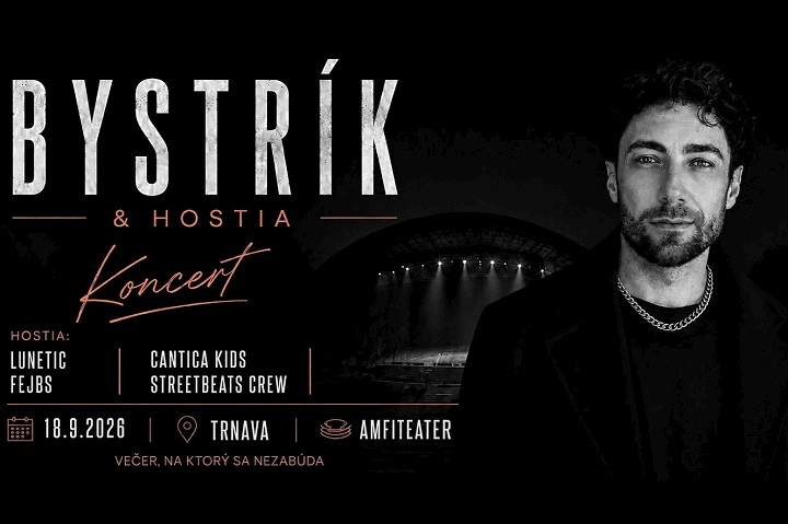 Na Bystríkov veľký koncert bude plný amfiteáter, privíta aj Lunetic a Fejbs